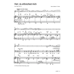 Produktbild des Artikels Herr, du erforschest mich (Noten - Download)