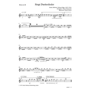 Produktbild des Artikels Singt Dankeslieder (Horn in B) (Noten - Download)