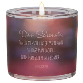 Produktbild des Artikels Windlicht LichtMomente "Erinnerung ist Zuversicht" ()