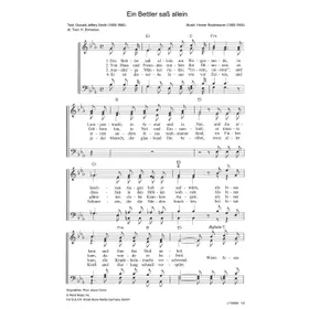 Produktbild des Artikels Ein Bettler saß allein (Noten - Download)