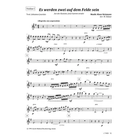 Produktbild des Artikels Es werden zwei auf dem Felde sein (Violine 1) (Noten - Download)