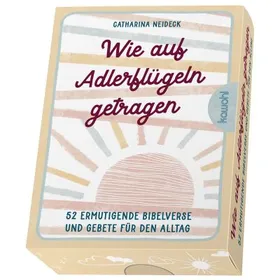 Produktbild des Artikels Karten-Box: Wie auf Adlerflügeln getragen (Schreibwaren)