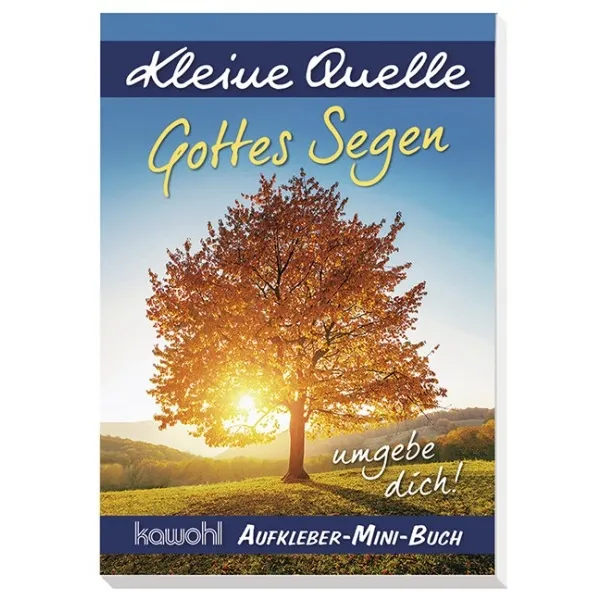 Produktbild des Artikels Aufkleber-Mini-Buch "Gottes Segen umgebe dich!" (Buch)