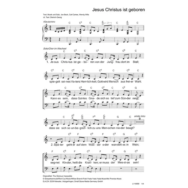 Produktbild des Artikels Jesus Christus ist geboren (Noten - Download)
