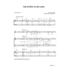 Produktbild des Artikels Das Größte ist die Liebe (Noten - Download)