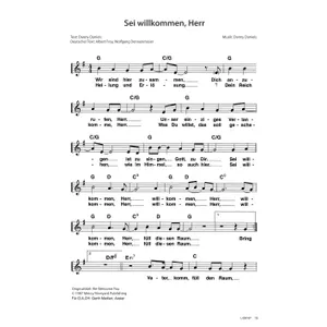 Produktbild des Artikels Sei willkommen, Herr (Noten - Download)