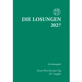 Produktbild des Artikels Losungen 2027 grün, Schreibausgabe (Kalender - Hardcover)
