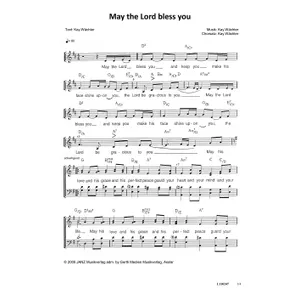 Produktbild des Artikels May The Lord Bless You (Noten - Download)