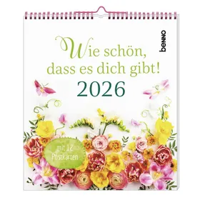 Produktbild des Artikels Wie schön, dass es dich gibt! 2026 (Kalender - Spiralbindung)