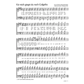 Produktbild des Artikels Für mich gingst du nach Golgatha (Noten - Download)