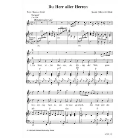 Produktbild des Artikels Du Herr aller Herren (Noten - Download)
