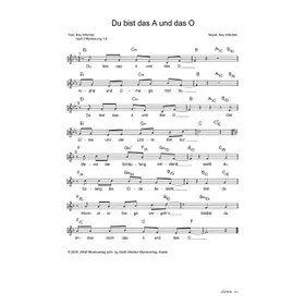 Produktbild des Artikels Du bist das A und das O (Noten - Download)