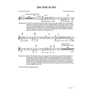Produktbild des Artikels Das Grab ist leer (Noten - Download)