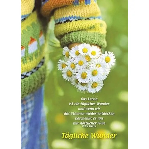Produktbild des Artikels Postkarten: Tägliche Wunder, 4 Stück (Schreibwaren)
