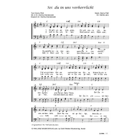 Produktbild des Artikels Sei du in uns verherrlicht (Noten - Download)
