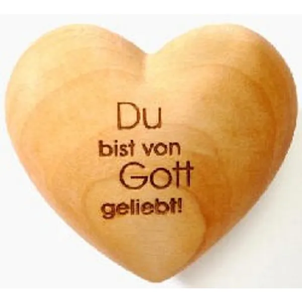 Produktbild des Artikels Handschmeichler Herz "Du bist von Gott geliebt" ()