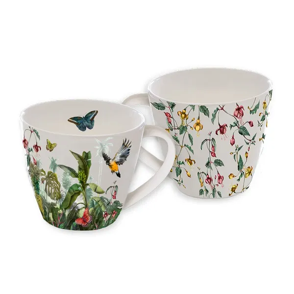 Produktbild des Artikels Set: Tassen "paradiesisch & prachtvoll" ()