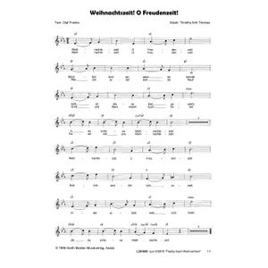 Produktbild des Artikels Weihnachtszeit! O Freudenzeit (Noten - Download)