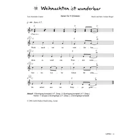Produktbild des Artikels Weihnachten ist wunderbar (Noten - Download)