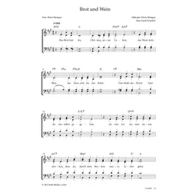 Produktbild des Artikels Brot und Wein (Noten - Download)