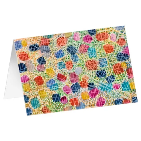 Produktbild des Artikels Kunstkarten "Buntes Rundes" 5 Stk. (Schreibwaren)