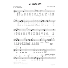 Produktbild des Artikels Er taufte ihn (Noten - Download)