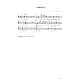 Produktbild des Artikels Daniel lebt (Noten - Download)