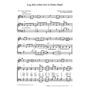 Produktbild des Artikels Leg dein Leben fest in Gottes Hand (Noten - Download)