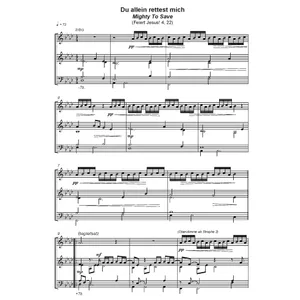 Produktbild des Artikels Du allein rettest mich (Noten - Download)