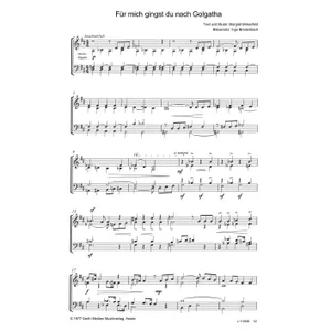 Produktbild des Artikels Für mich gingst du nach Golgatha (Noten - Download)