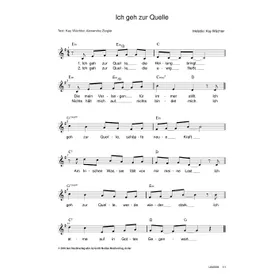 Produktbild des Artikels Ich geh zur Quelle (Noten - Download)