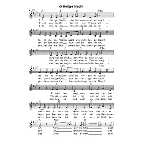 Produktbild des Artikels O Heilge Nacht (Noten - Download)