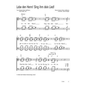 Produktbild des Artikels Lobe den Herrn! Sing ihm dein Lied (Noten - Download)