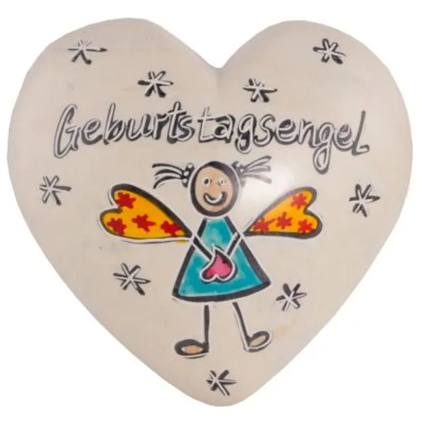 Produktbild des Artikels Handschmeichler Herz "Geburtstagsengel" ()