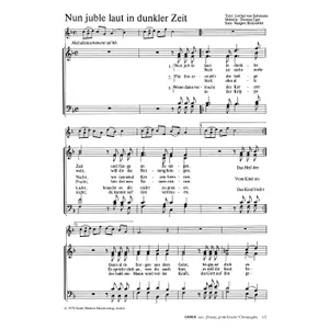 Produktbild des Artikels Nun juble laut in dunkler Zeit (Noten - Download)