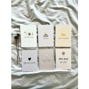 Produktbild des Artikels Postkartenset "Glückwünsche" (Schreibwaren)