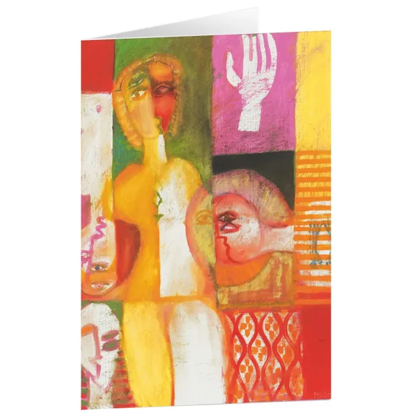 Produktbild des Artikels Kunstkarten "Gemeinschaft" 5 Stk. (Schreibwaren)