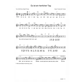 Produktbild des Artikels Es ist ein herrlicher Tag (Noten - Download)