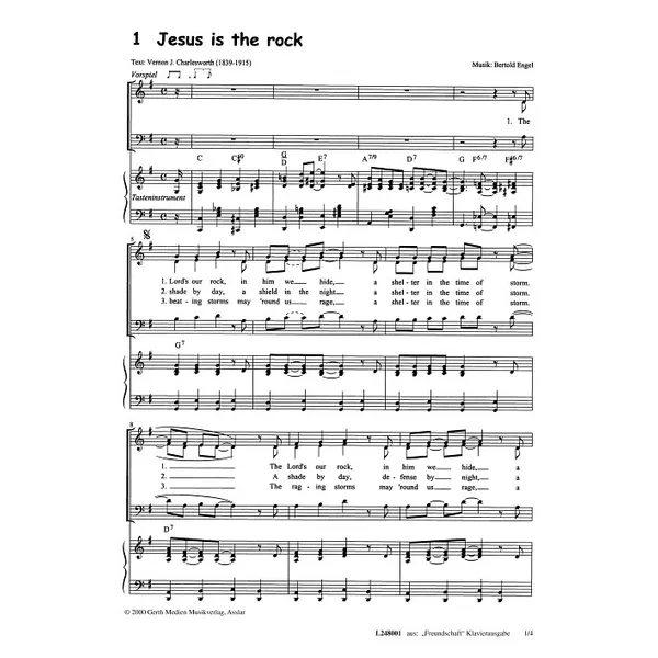 Produktbild des Artikels Jesus Is The Rock (Noten - Download)