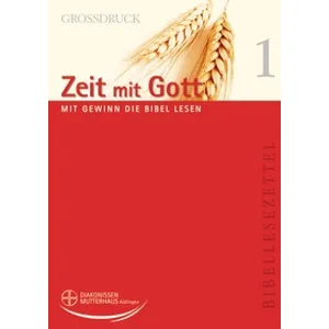 Produktbild des Artikels Zeit mit Gott 1. Quartal 2026 - Großdruck (Zeitschrift - Geheftet)