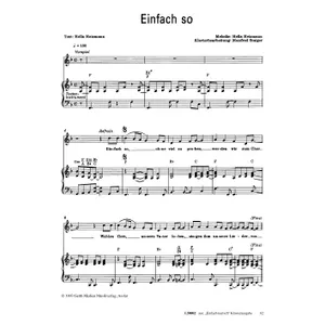 Produktbild des Artikels Einfach so (Noten - Download)