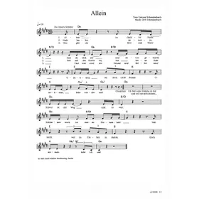Produktbild des Artikels Allein (Noten - Download)