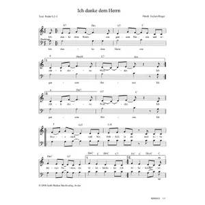 Produktbild des Artikels Ich danke dem Herrn (Noten - Download)