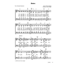 Produktbild des Artikels Beten (Noten - Download)
