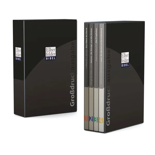 Produktbild des Artikels Elberfelder Bibel. Großdruckausgabe in 4 Bänden (Bibel)