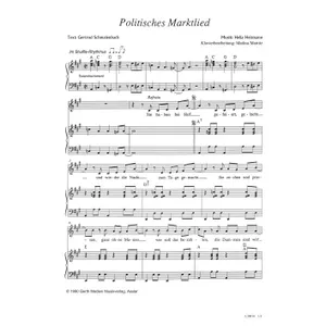 Produktbild des Artikels Politisches Marktlied (Noten - Download)