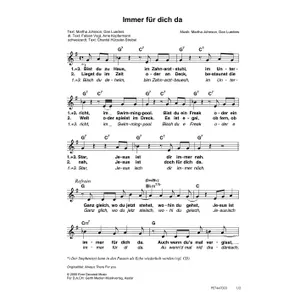 Produktbild des Artikels Immer für dich da (Noten - Download)