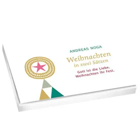 Produktbild des Artikels Weihnachten in zwei Sätzen - Postkartenbuch (Schreibwaren - Kartoniert)