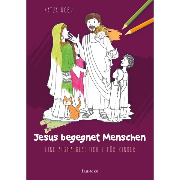 Produktbild des Artikels Jesus begegnet Menschen - Malbuch (Buch - Geheftet)