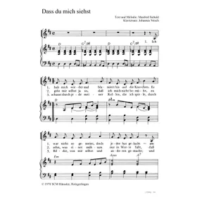 Produktbild des Artikels Dass du mich siehst (Noten - Download)